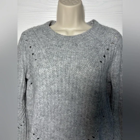 Gap Women’s Gray Cozy Fall Sweater Wool Alpaca  Blend Size Small - Picture 2 of 7